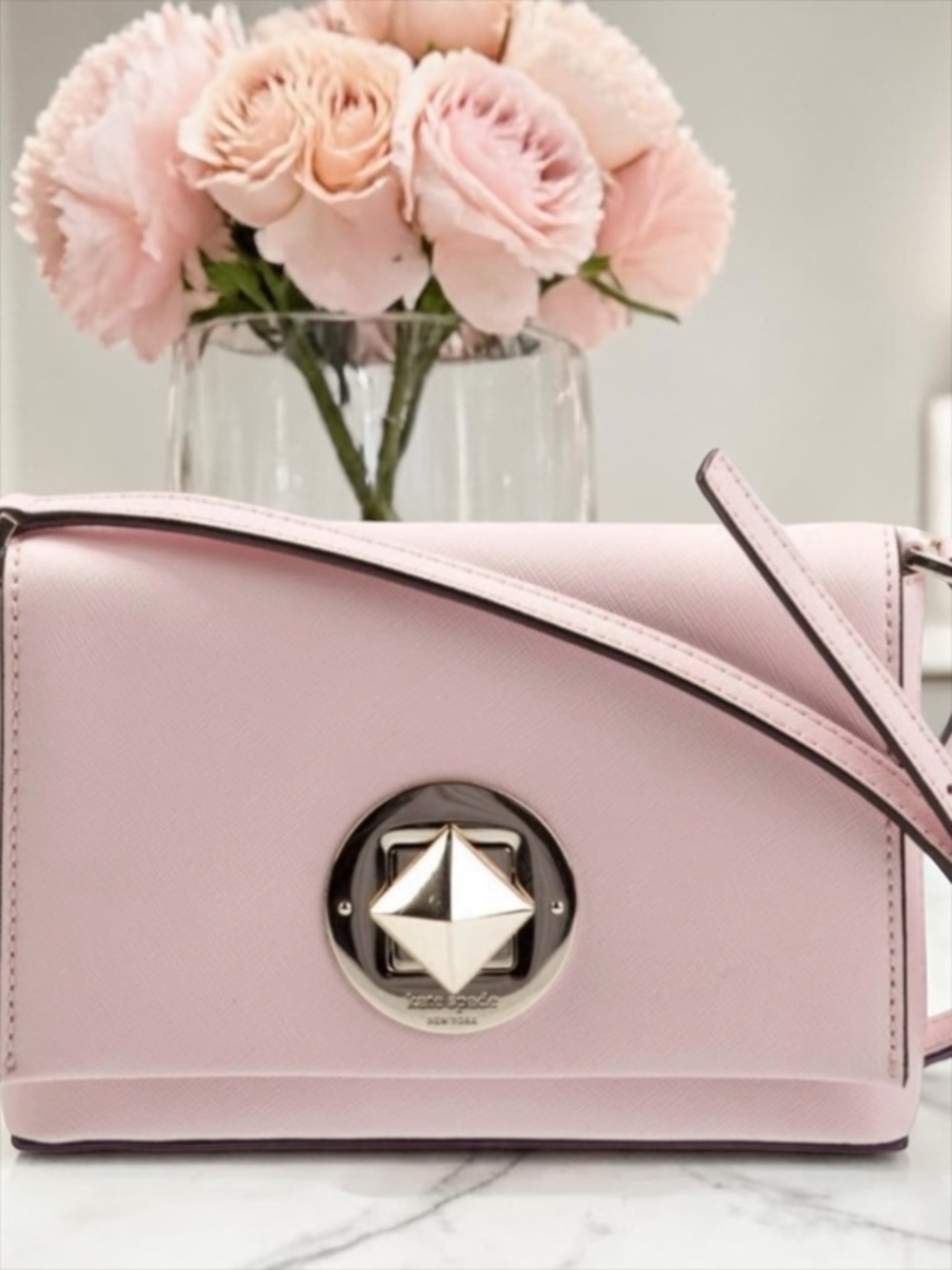KATE SPADE Pale Pink Newbury Lane‎ Crossbody Bag